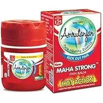 AMRUTANJAN MAHA STRONG PAIN BALM 8ML