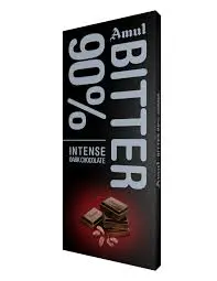 AMUL BITTER 90% CHOCOLATE 150G