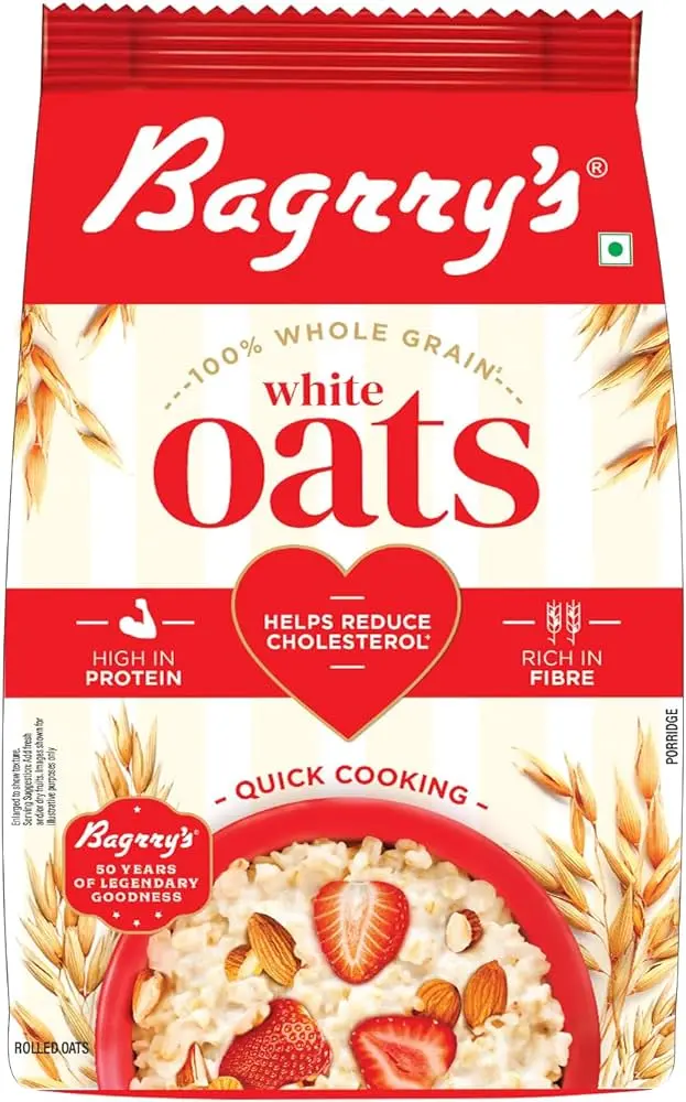 BAGRRYS WHITE OATS 1 KG