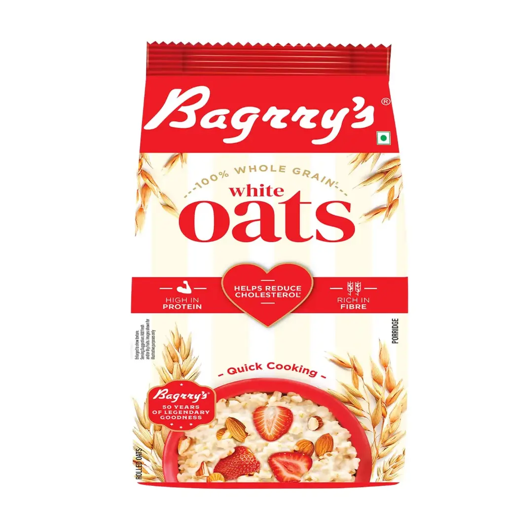 BAGRRYS WHITE OATS 500G