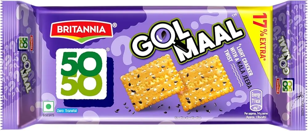 BIRTANNIA 50-50 GOLMAAL 200G