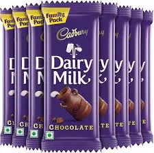 Cadbury Dairy Milk Chocolate Family Pack Bars  (8 x 134 g)