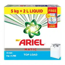 ARIEL MATIC TOP LAOD 5KG + 2L