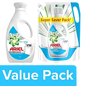 ARIEL TOP LOAD LIQUID 2LT+500ML