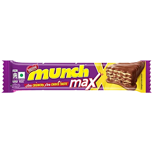 Nestle Munch Max Choco Coated Crunchy Wafer | Cuikey